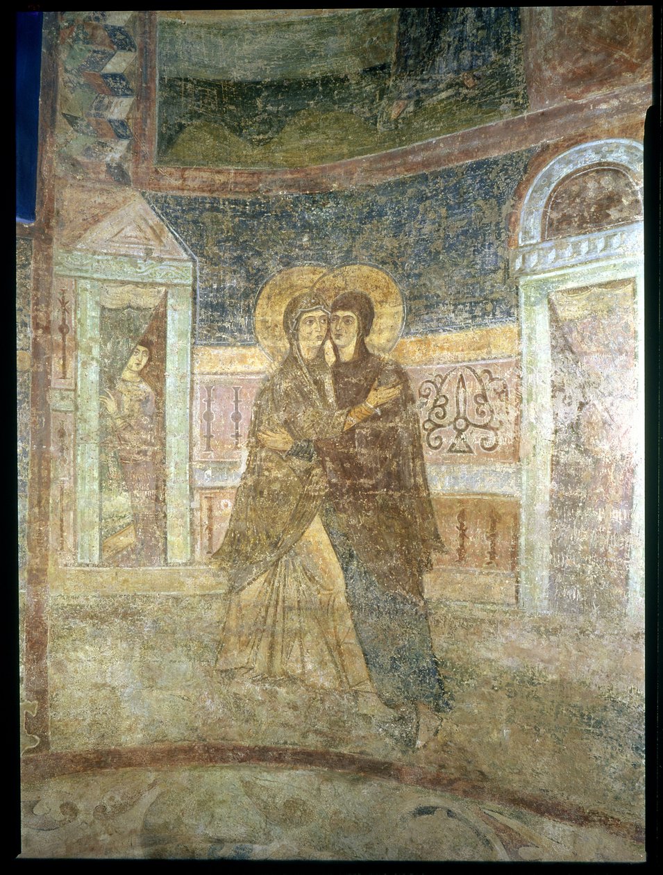 Die Heimsuchung (Detail) von Byzantine