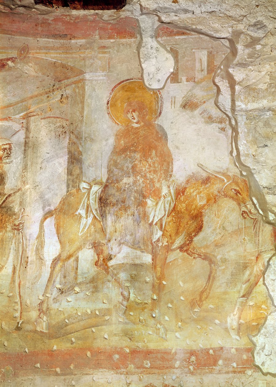 Die Flucht nach Ägypten von Byzantine School