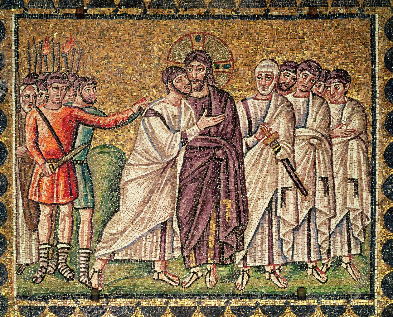 Der Kuss des Judas, Szenen aus dem Leben Christi von Byzantine School