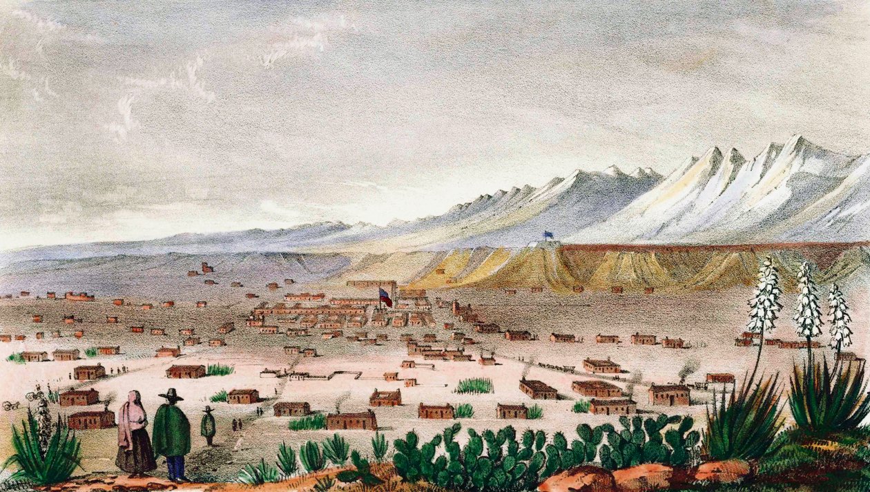 Santa Fe, New Mexico, circa 1848 von C.B. Graham