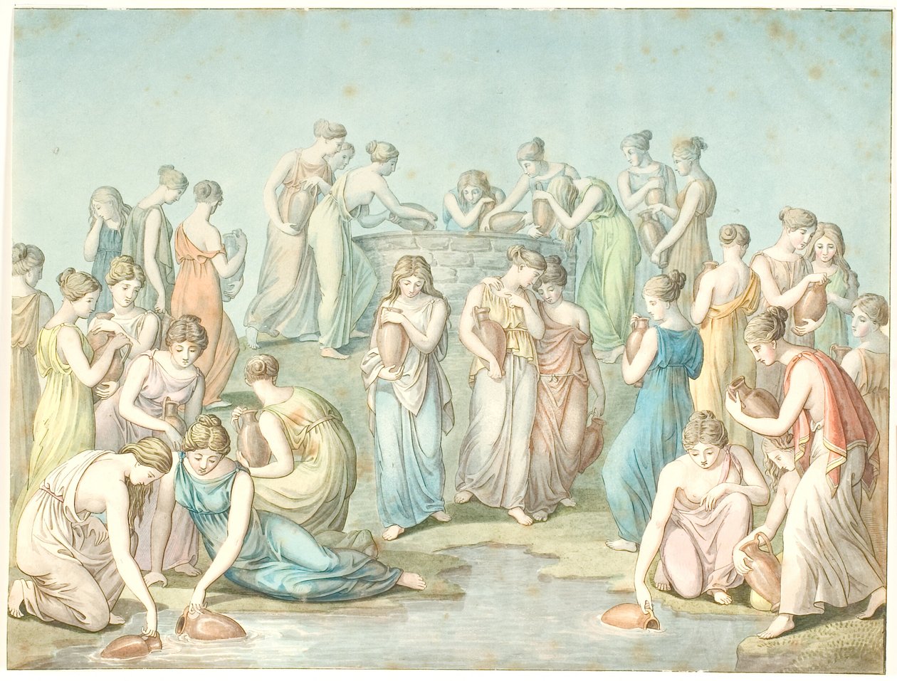 Die Bestrafung der Danaiden von C.G. Kratzenstein Stub