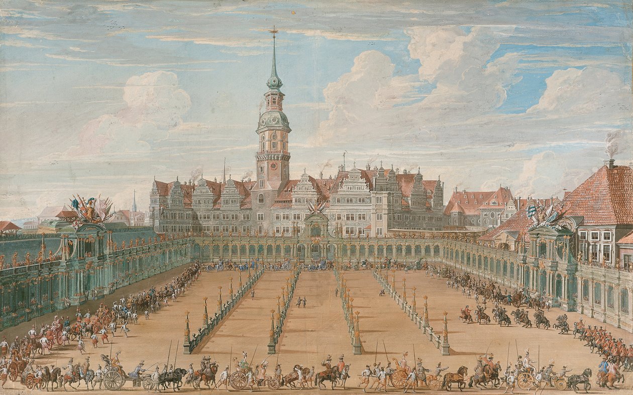 Parade der Damenringrennen, Dresden von C.H. Fritzsche