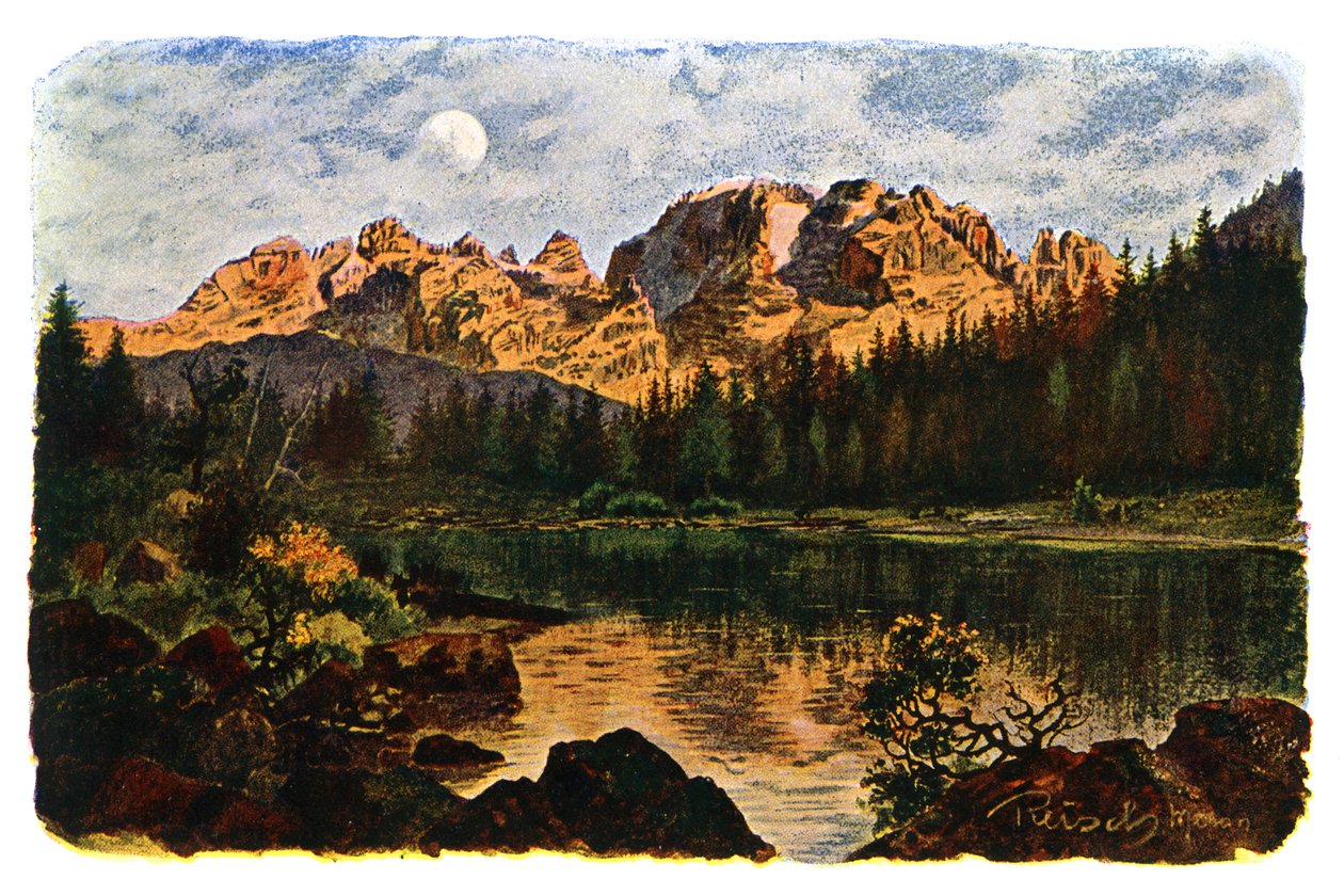 Die Brenta-Gruppe, 1901 von CM Reisch