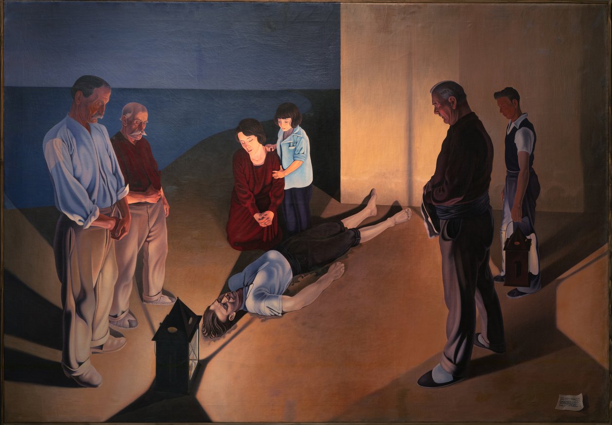 Die Schiffbrüchigen, 1934 von Cagnaccio di San Pietro