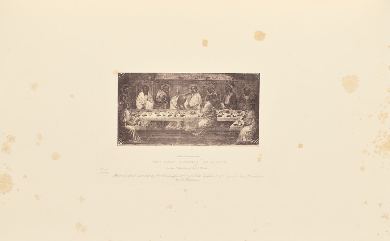 Das letzte Abendmahl, von Giotto von Caldesi and Montecchi