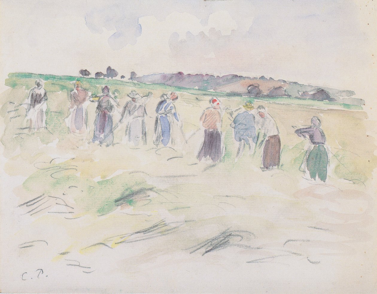 Heuernte von Camille Jacob Pissarro
