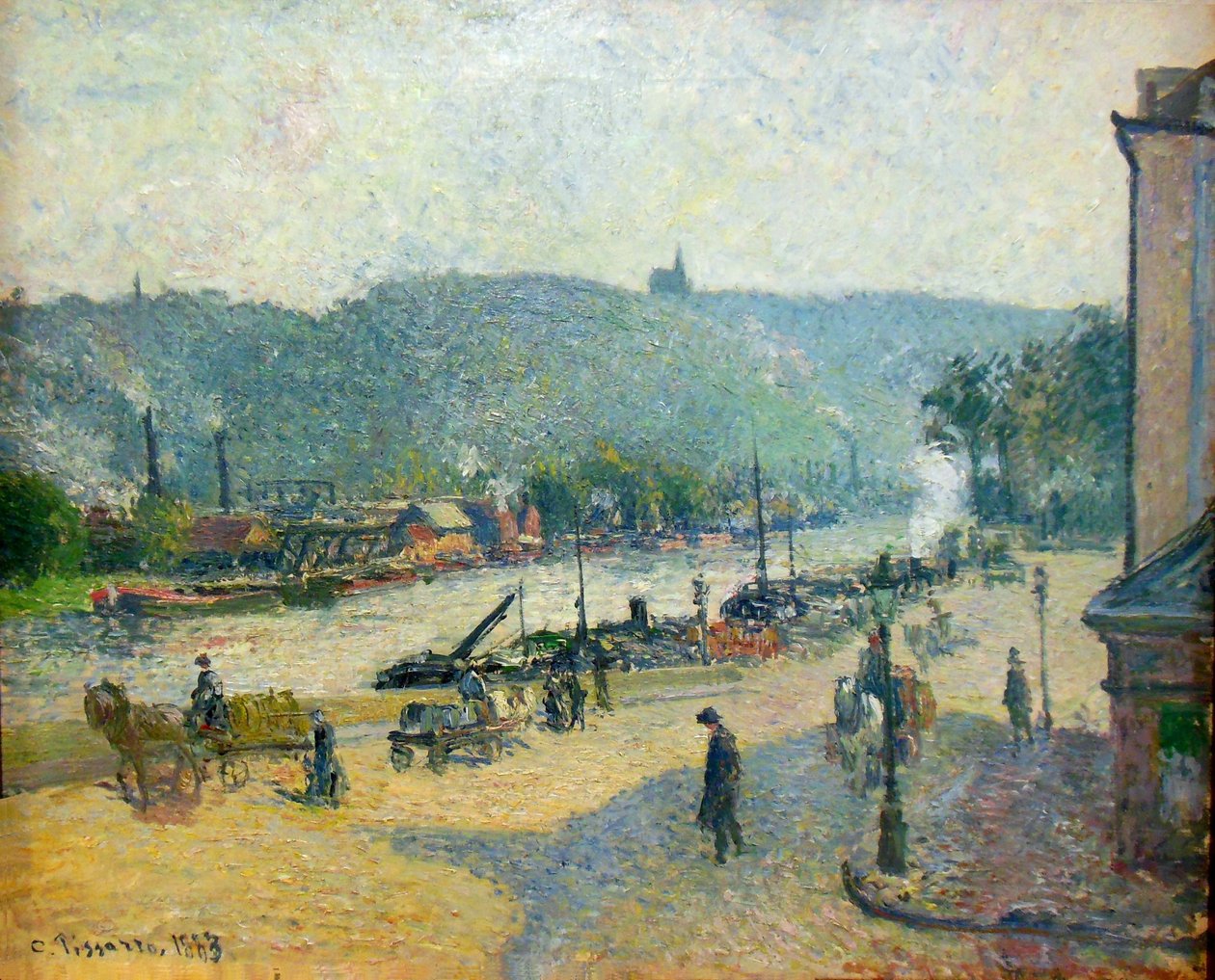 Place Lafayette von Camille Jacob Pissarro