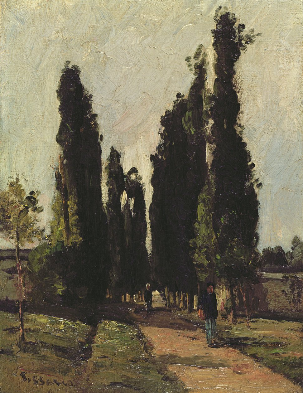 Weg zum Atelier von Corot von Camille Jacob Pissarro