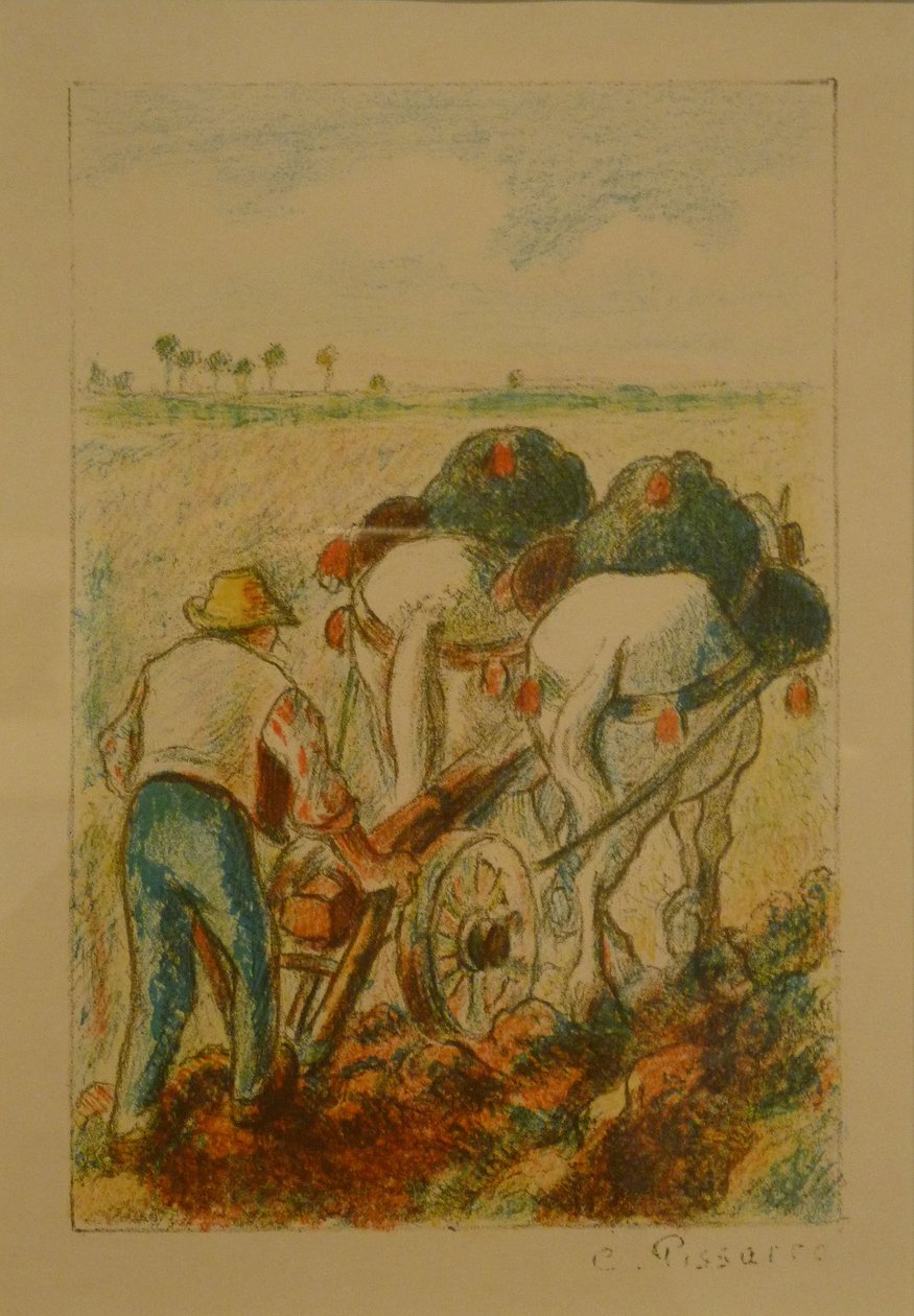 Der Pflug von Camille Jacob Pissarro