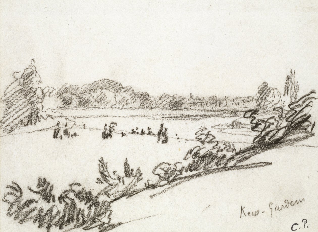 Studie der Kew Gardens von Camille Jacob Pissarro