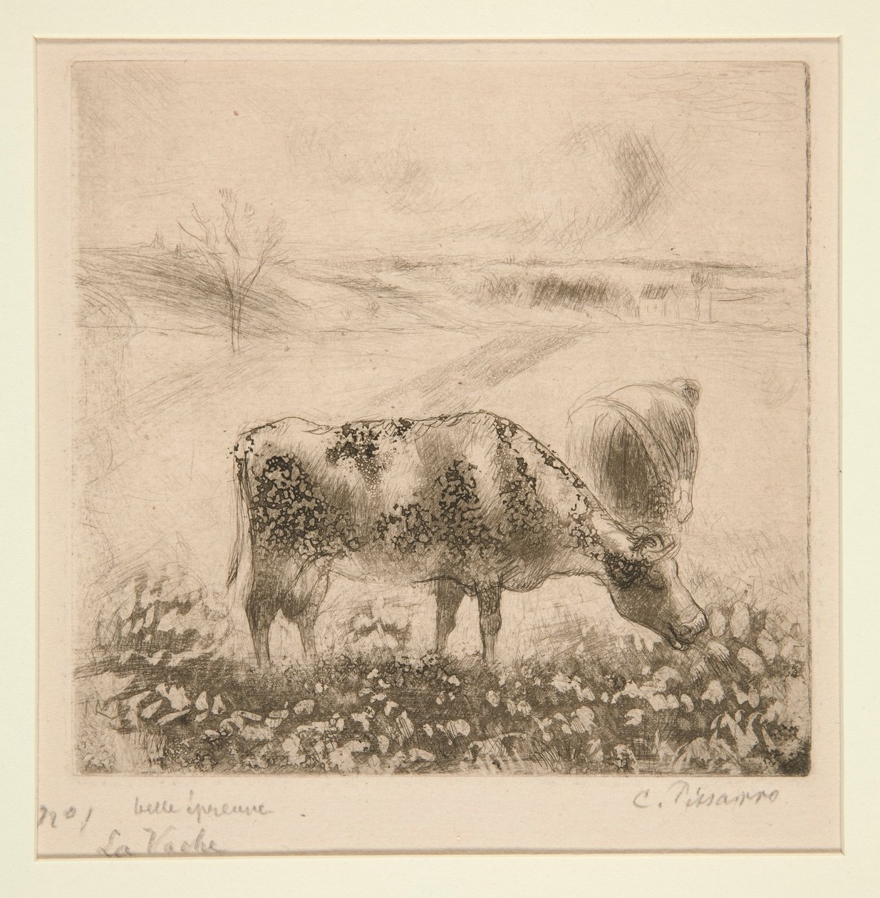 Die Kuh von Camille Pissarro
