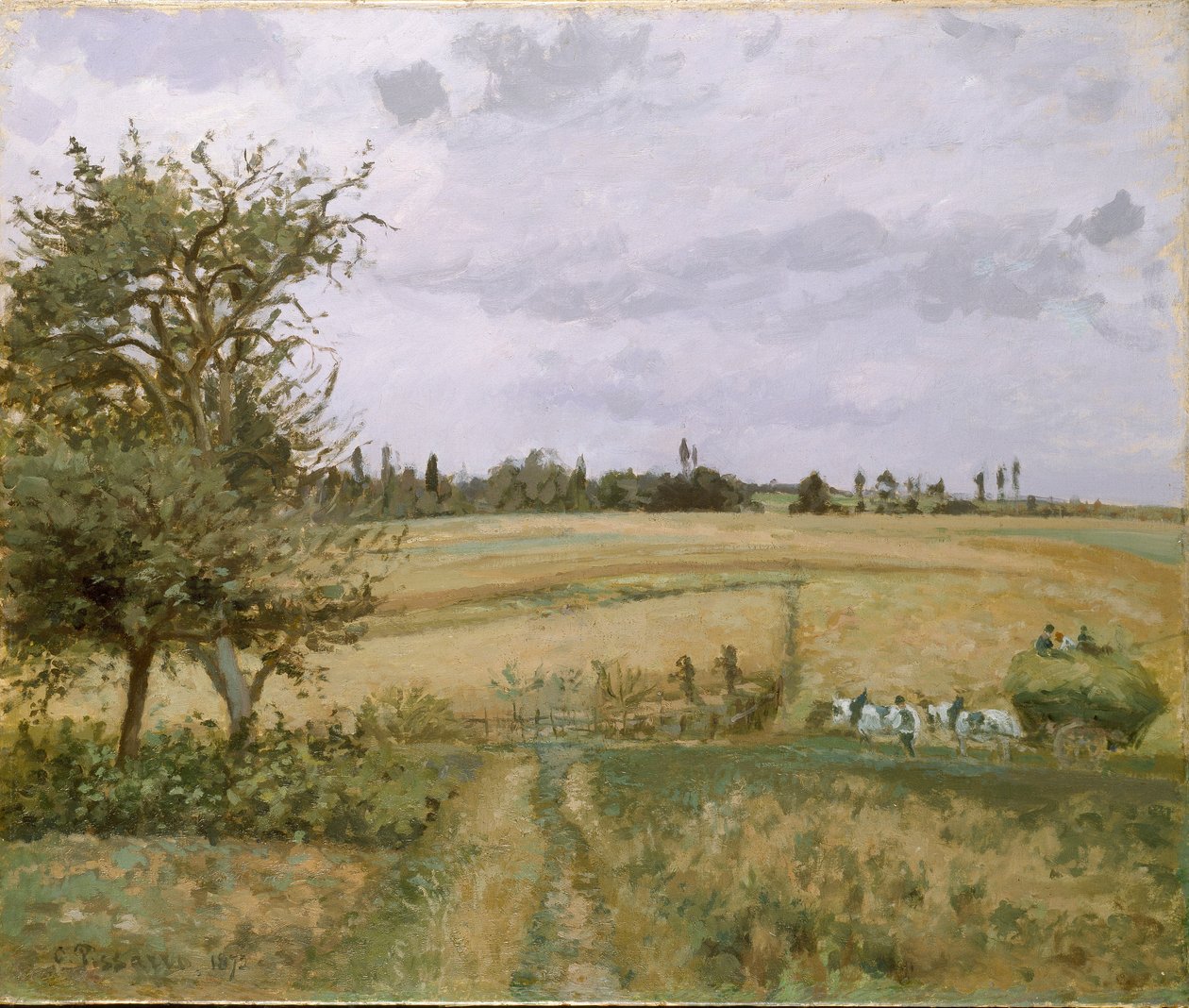 Landschaft bei Pontoise, 1872 von Camille Pissarro