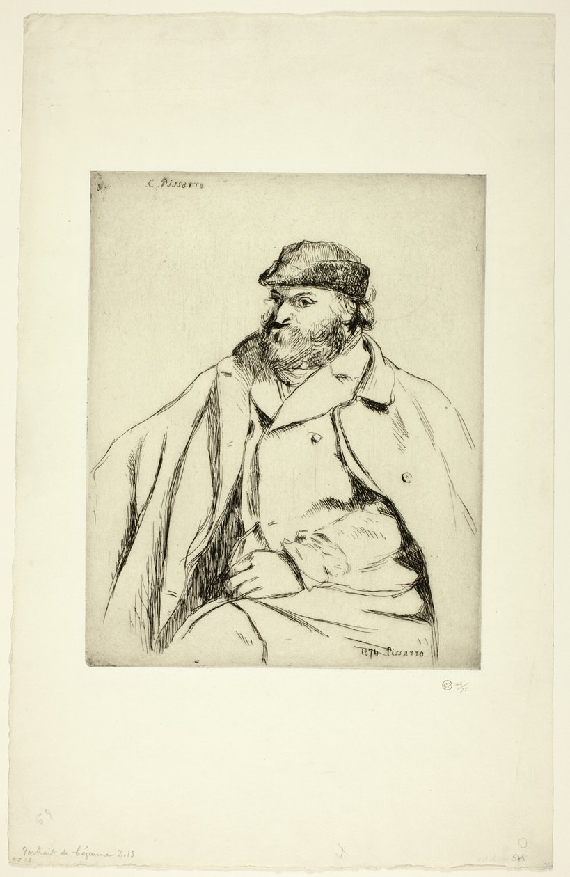 Paul Cézanne von Camille Pissarro