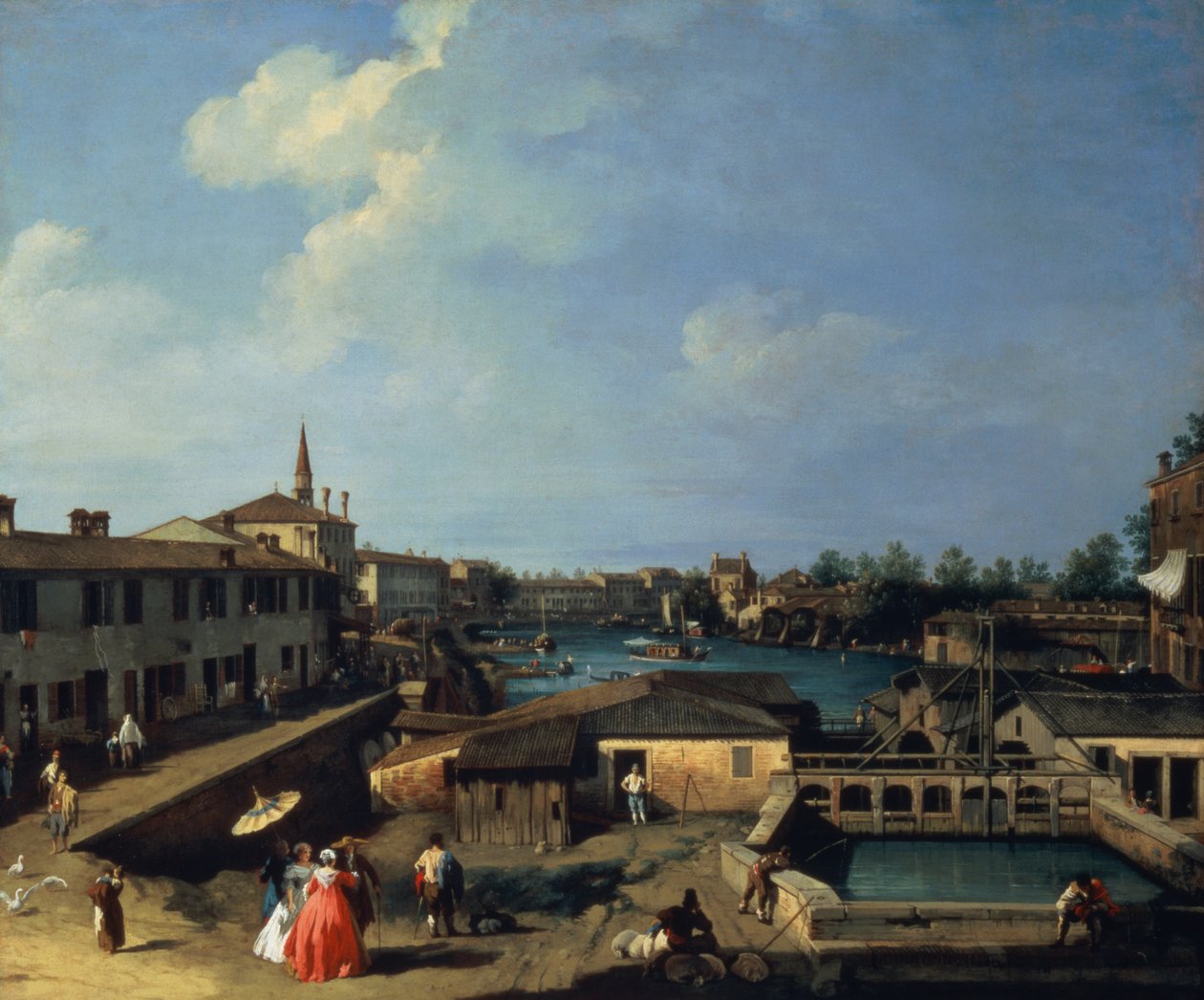 Dolo am Brenta von Giovanni Antonio Canal