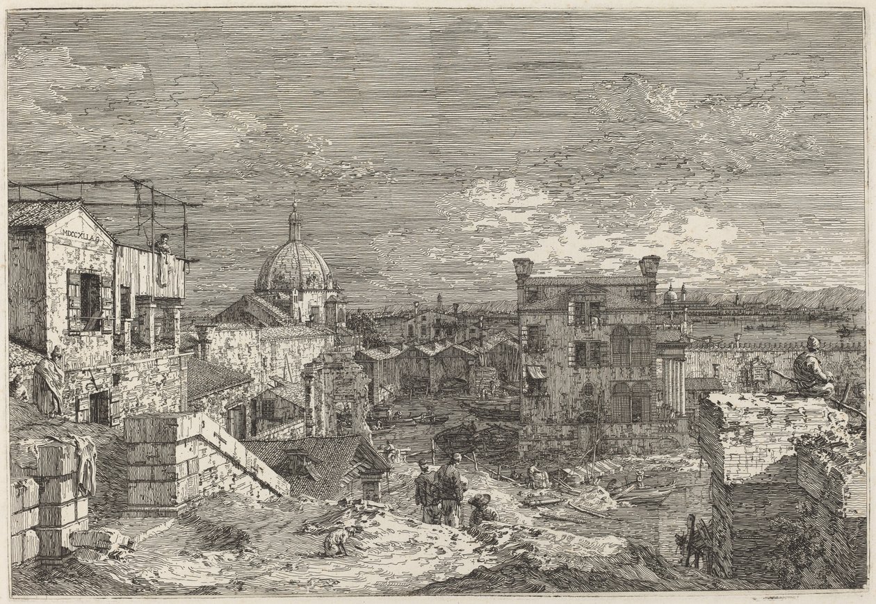 Imaginäre Ansicht von Venedig von Canaletto
