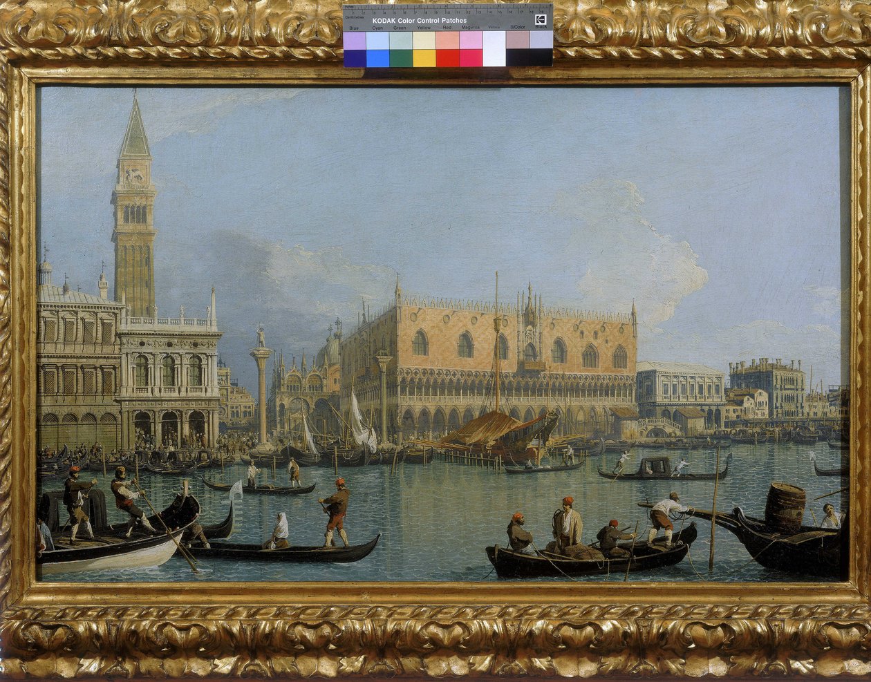 Ansicht des Dogenpalastes in Venedig von Giovanni Antonio Canal