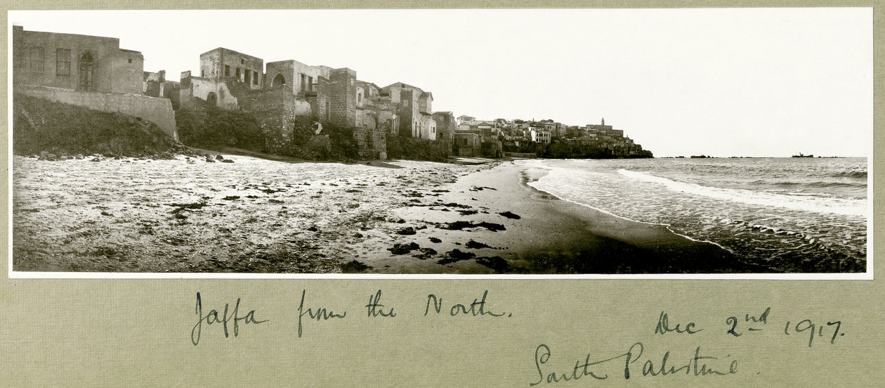 Jaffa vom Norden, 2. Dezember 1917 von Capt. Arthur Rhodes
