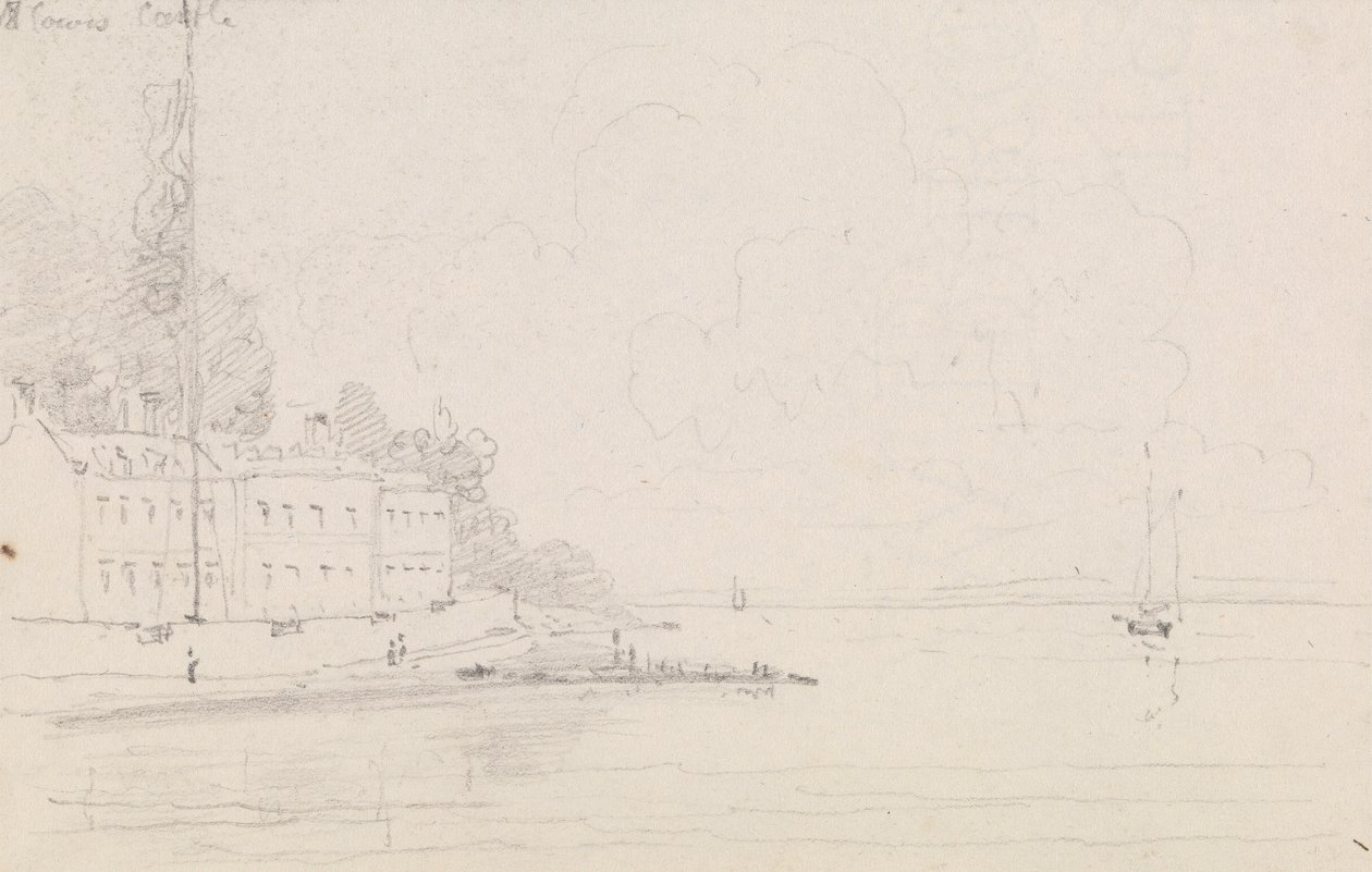 Cowes Castle, Isle of Wight von Capt. Thomas Hastings