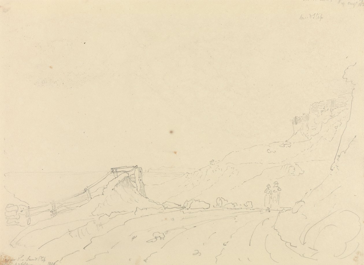 In der Nähe von Blackgang Chine, 19. August 1826 von Capt. Thomas Hastings