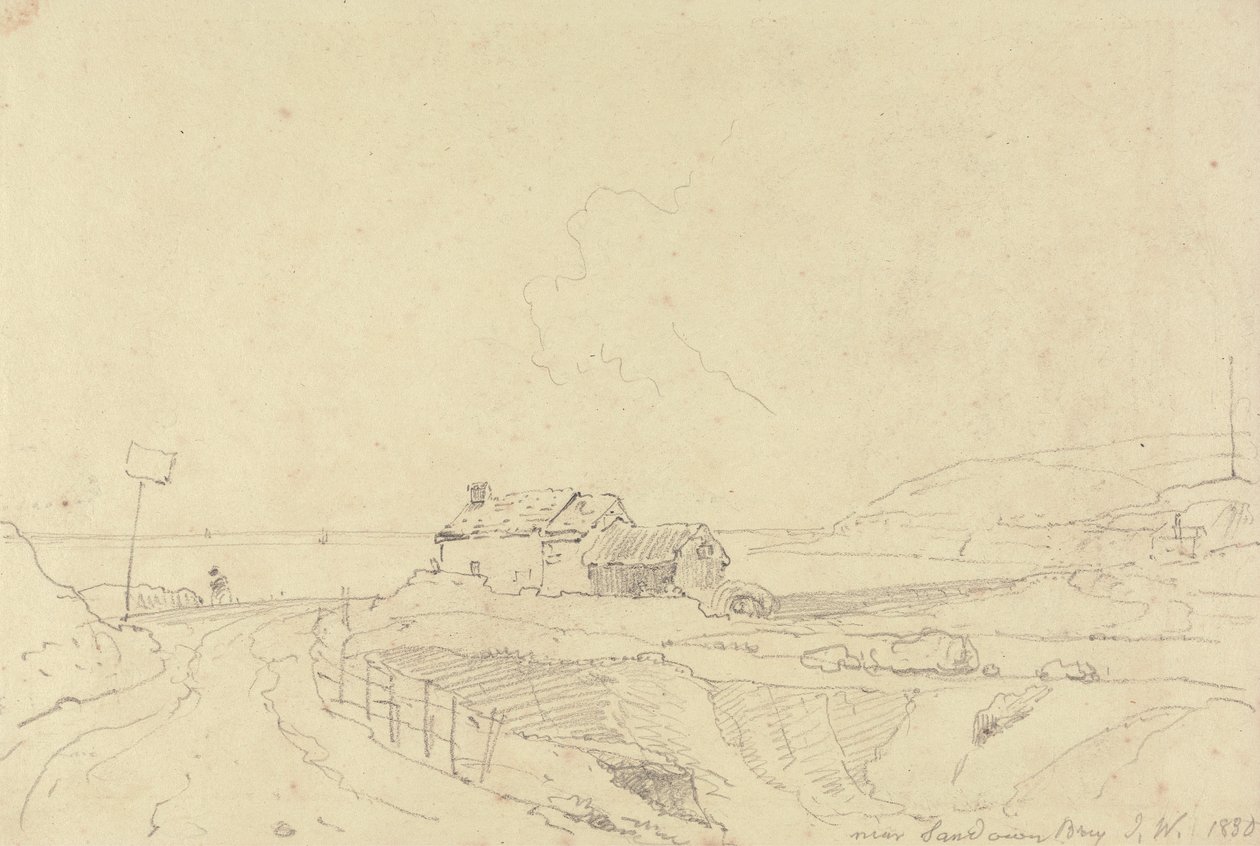 In der Nähe von Sandown Bay, Isle of Wight von Capt. Thomas Hastings