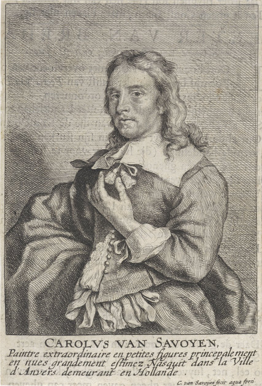 Selbstporträt von Carel van Savoyen