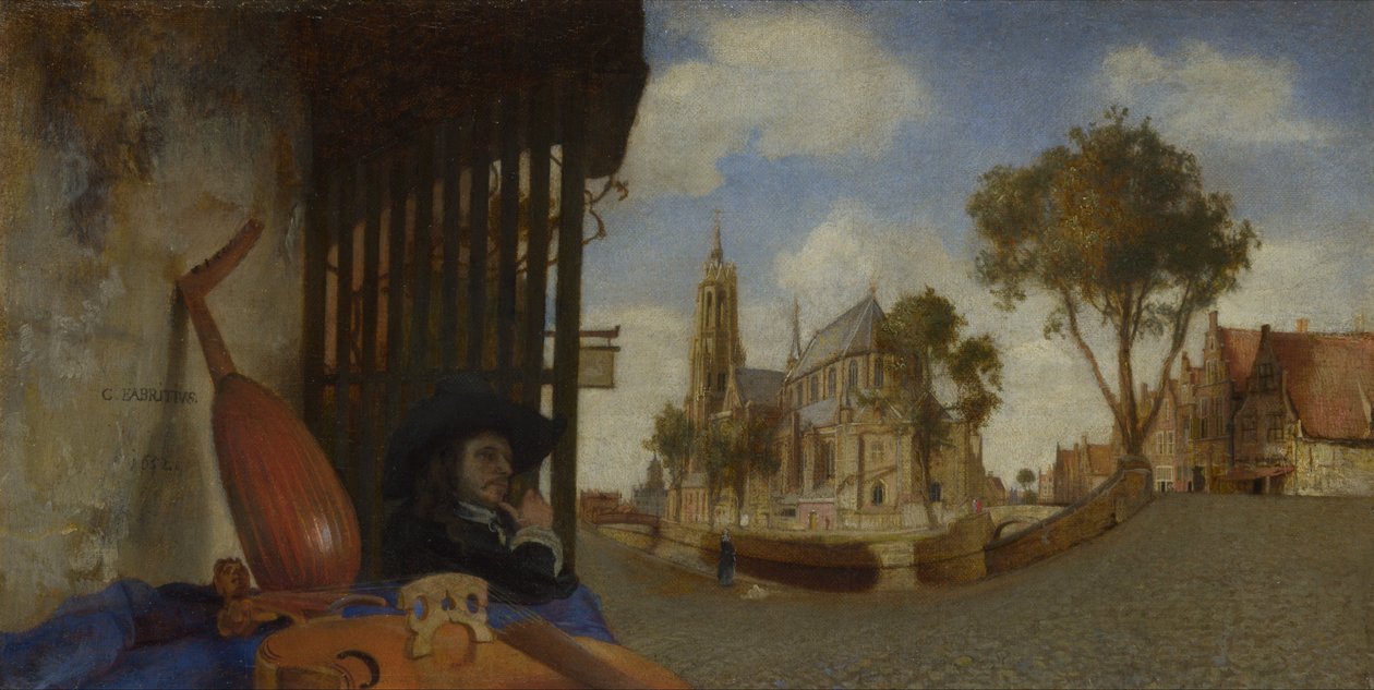 Ansicht von Delft von Carel Fabritius