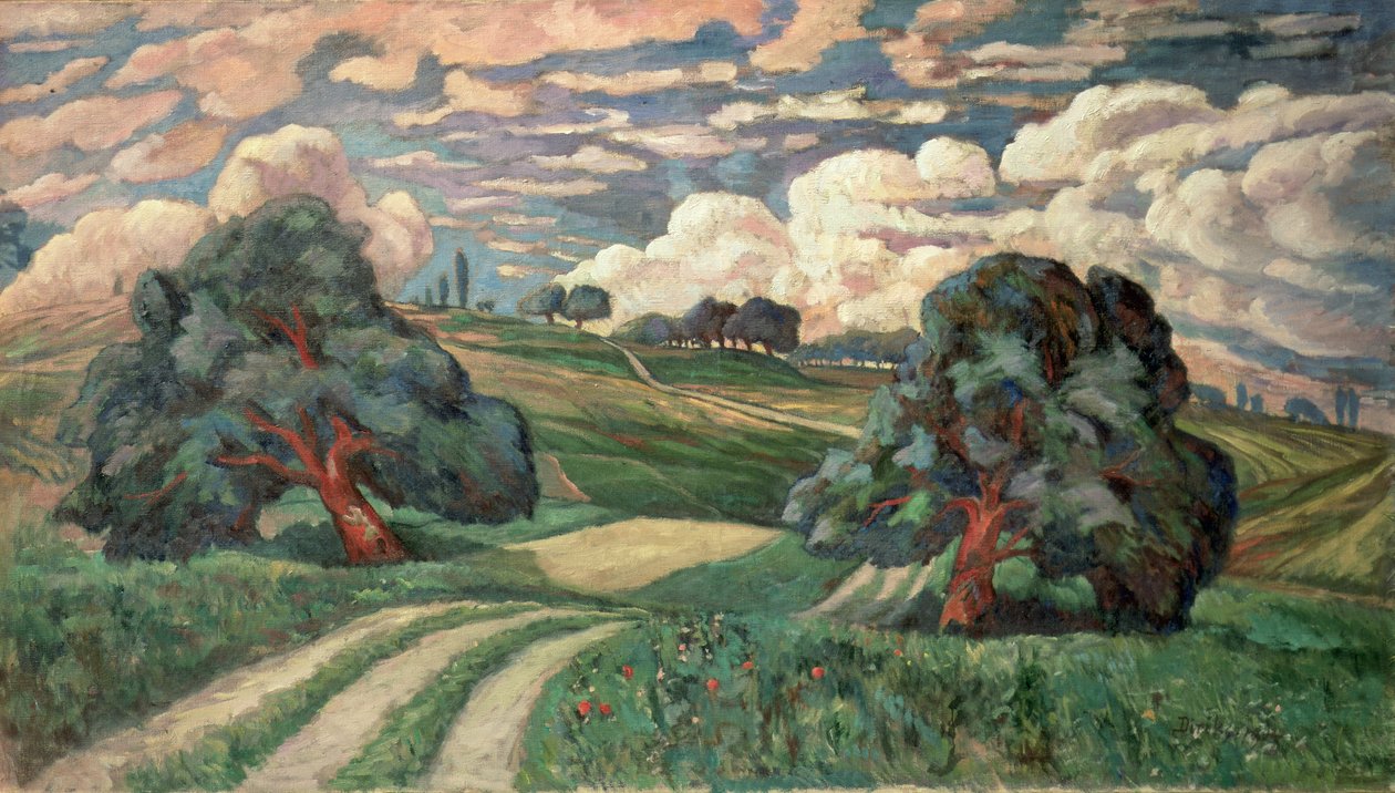 Fauve Landschaft von Carl Edvard Diriks