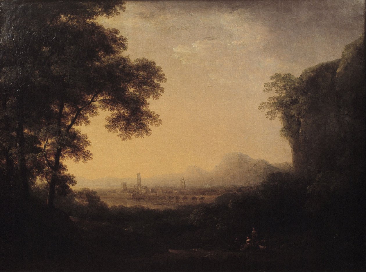 Romantische Landschaft von Carl Johan Fahlcrantz