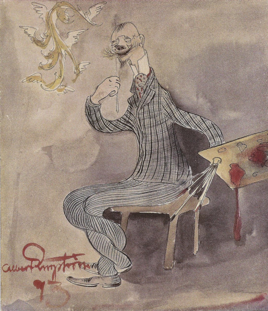 Karikatur von Carl Larsson von Carl Larsson