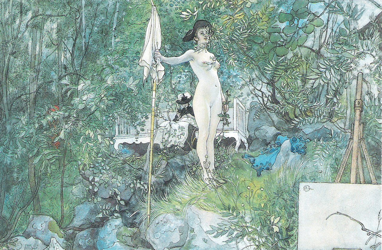 Freiluftatelier von Carl Larsson
