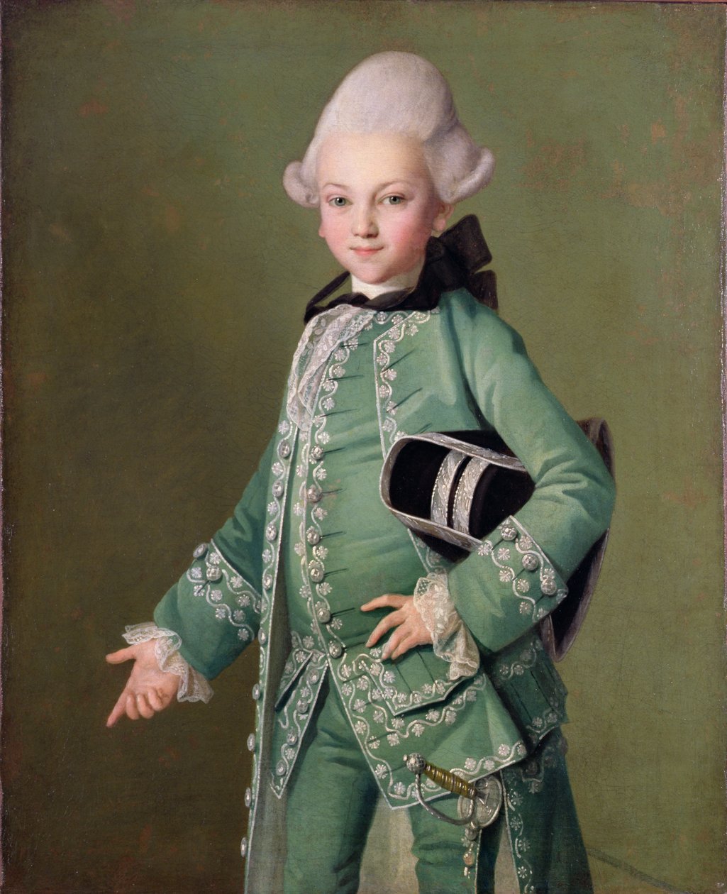 Porträt von Graf Bobrinsky (1762-1813) als Kind, 1769 von Carl Ludwig Christinek