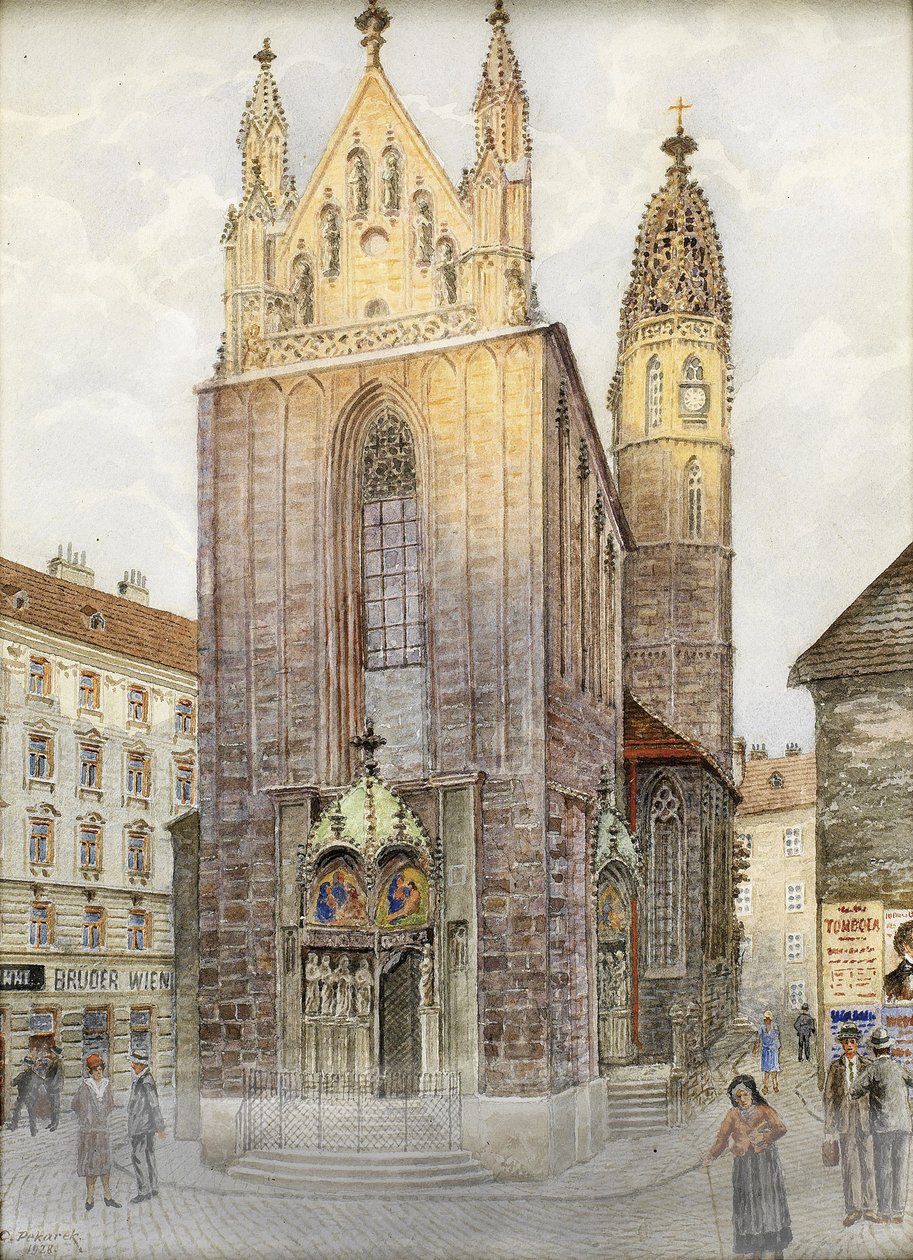 Kirche Maria am Gestade, Wien von Carl Pekarek