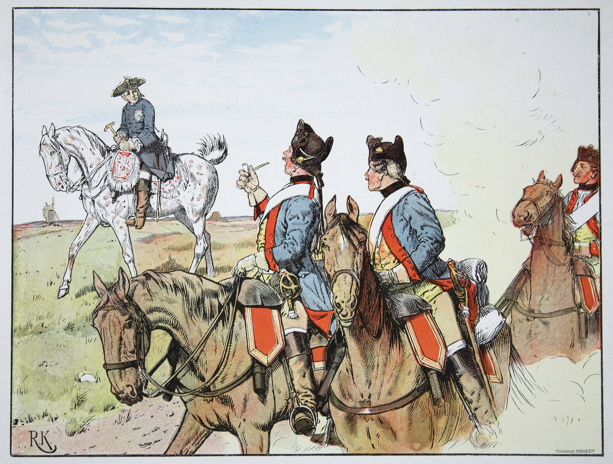 Der König seiner Dragoner von Carl Röchling