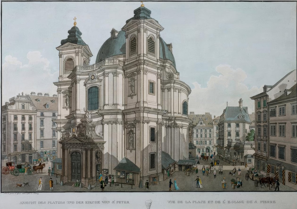 Wien, St. Peter / Schütz von Carl Schütz