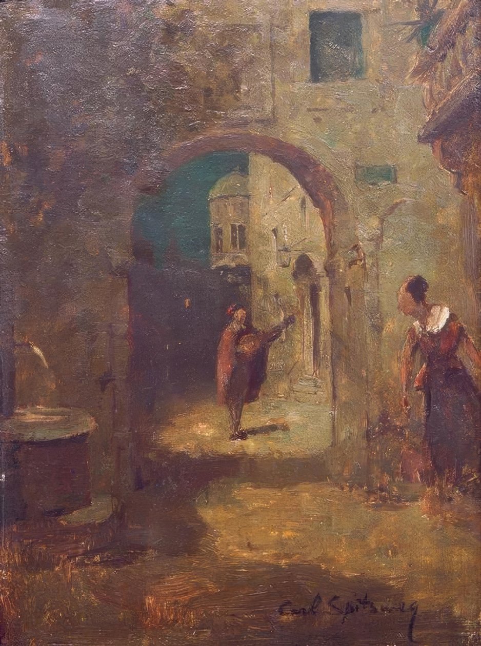Solo-Ständchen von Carl Spitzweg