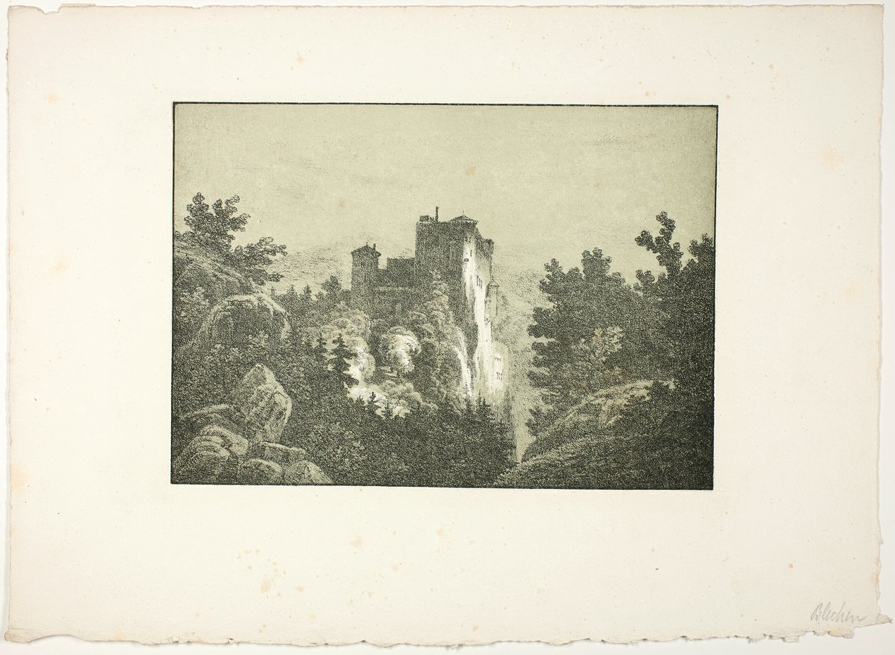 Ruinen einer Burg von Carl Blechen