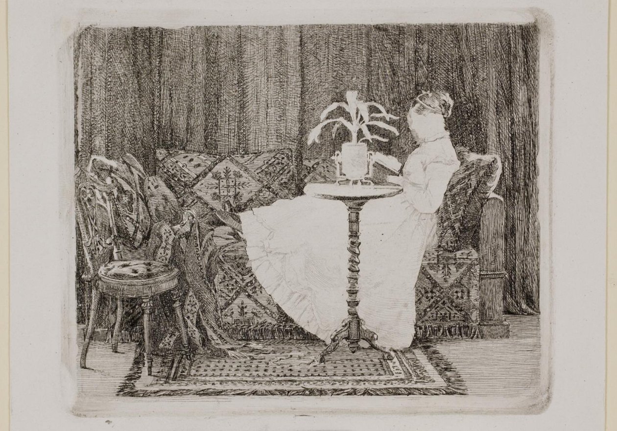 Lesende Dame von Carl Bloch