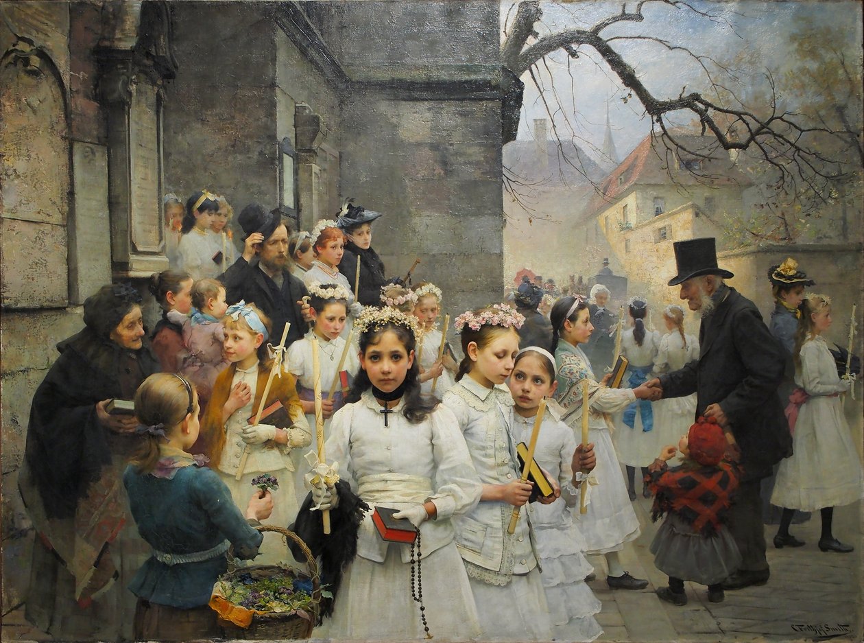 Nach der ersten Kommunion von Carl Frithjof Smith