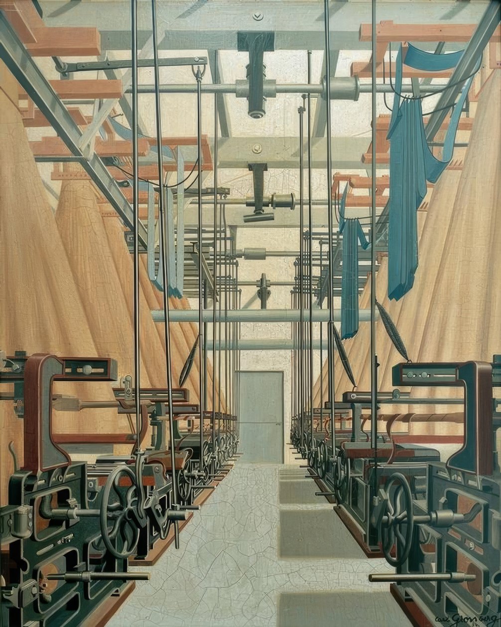 Jacquard-Weberei von Carl Grossberg