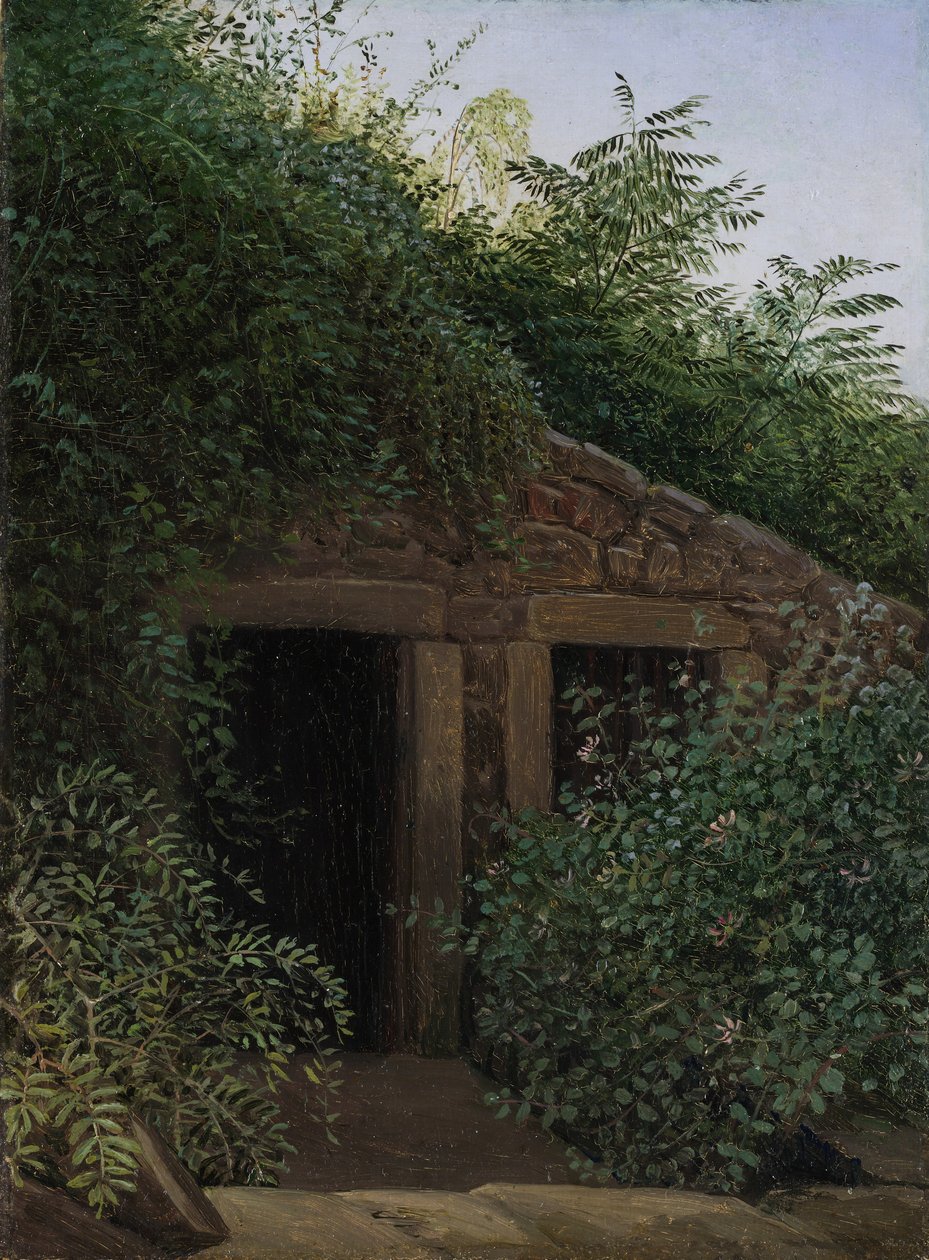 Ein überwucherter Minenschacht von Carl Gustav Carus