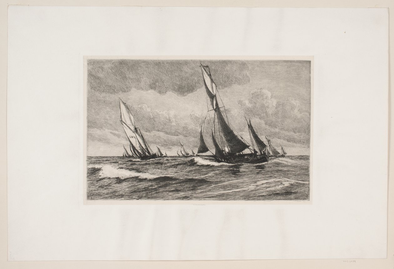 Fischkutter gehen zur See von Carl Locher