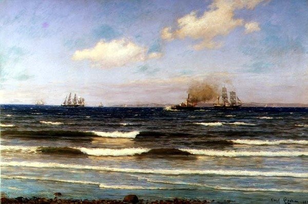 Meereslandschaft, Skagen von Carl Locher