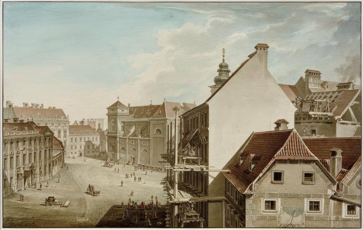 Die Freyung in Wien von Carl Schütz