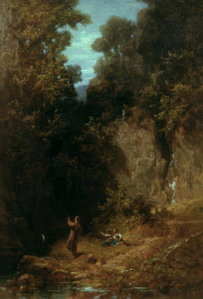 Der Angler von Carl Spitzweg