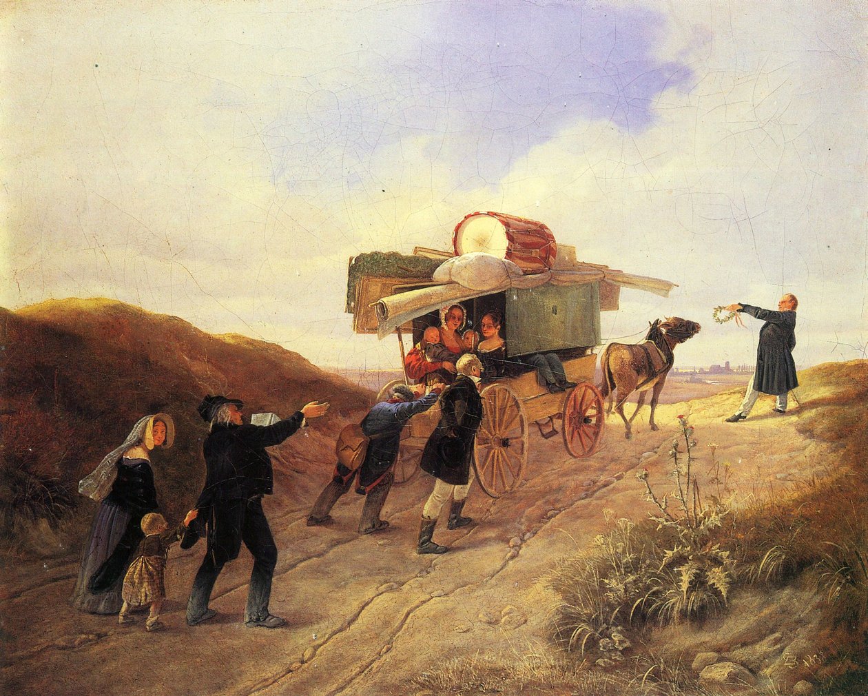 Reisende Komödianten von Carl Spitzweg