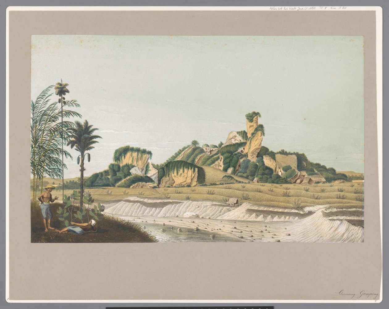 Gunung Gamping auf Java von Carl Wilhelm Mieling (possibly)