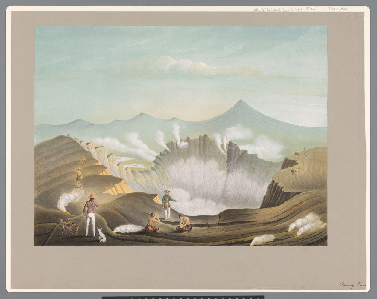 Vulkan Guntur in West-Java von Carl Wilhelm Mieling (possibly)