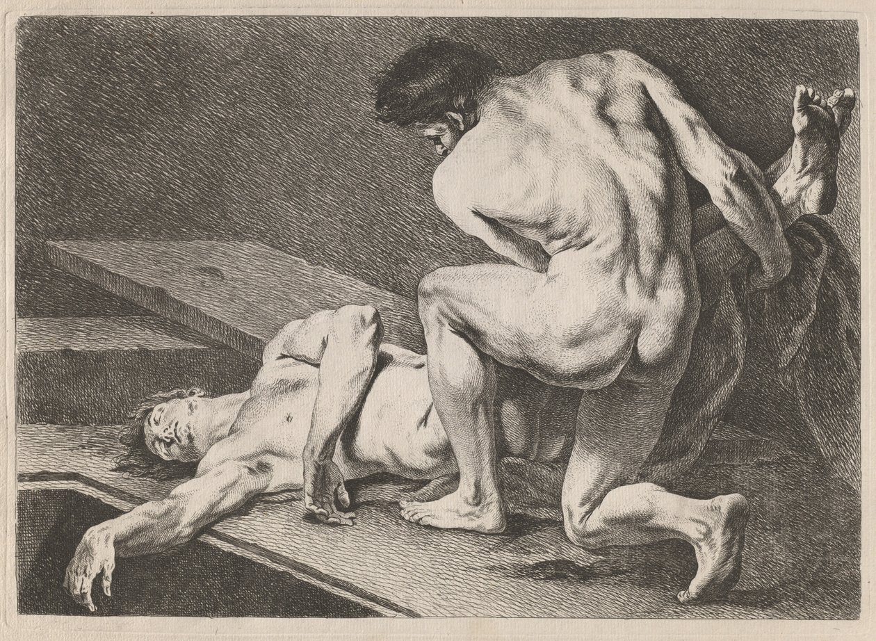 Eine Grablegung von Carle van Loo