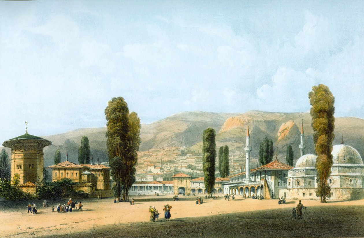 Bachtschyssaraj. Khan-Palast von Carlo Bossoli