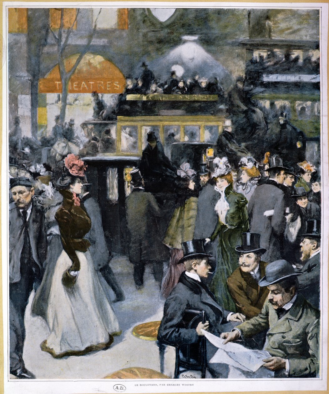Der Boulevard von Carlo Wostry